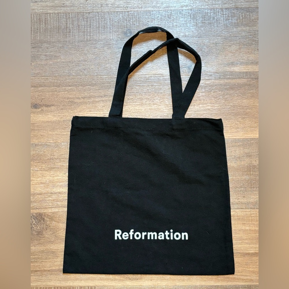 Reformation Classic Black Tote